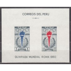 Peru - Hojas Yvert 4 ** Mnh  Olimpiadas de Roma