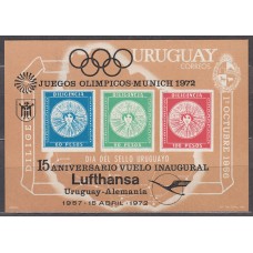 Uruguay - Hojas Yvert 21 ** Mnh  Olimpiadas de Munich