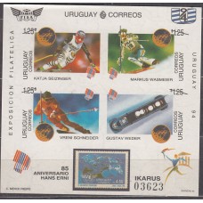 Uruguay - Hojas Yvert 47 Sin dentar ** Mnh  Deportes