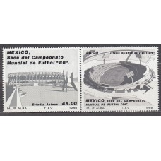 Mexico - Correo 1985 Yvert 1137/8 * Mh Deportes fútbol
