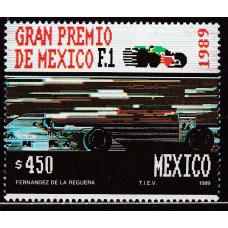 Mexico - Correo 1989 Yvert 1284 ** Mnh  Deportes automóvilismo