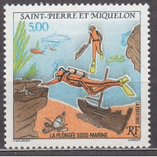 San Pierre y Miquelon - Correo Yvert 574 * Mh Deportes