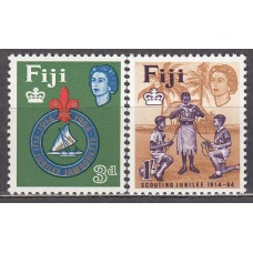 Fidji - Correo Yvert 185/6 * Mh Boy Scouts