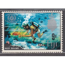 Fidji - Correo Yvert 209 * Mh  Buceo