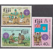 Fidji - Correo Yvert 331/2 * Mh  Boy Scouts