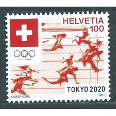 Suiza Correo 2021 Yvert 2634 ** Mnh Juegos Olimpicos de Verano
