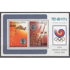 Penrhyn - Hojas Yvert 78A ** Mnh  Olimpieadas de Seul