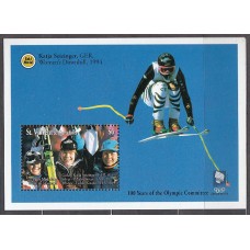 San Vicente - Hojas Yvert 275 ** Mnh Deportes  esqui