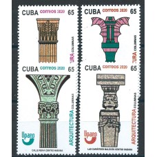 Cuba Correo 2020 Yvert 5917/20 ** Mnh Upaep  Arquitectura