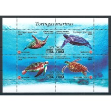 Cuba Correo 2020 ** Mnh Fauna - Tortugas Marinas