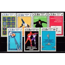 Cuba - Correo 1972 Yvert 1633/9 * Mh  Deportes
