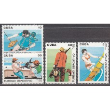 Cuba - Correo 1990 Yvert 3040/3 ** Mnh  Deportes