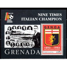 Grenada - Hojas Yvert 332 ** Mnh Escudos Fútbol