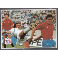 Nevis - Hojas Yvert 70 ** Mnh  Deportes fútbol