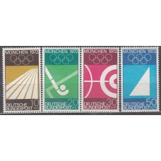 Alemania Federal Correo 1969 Yvert 450/53 * Mh  Olimpiadas