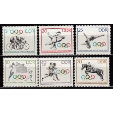 Alemania Oriental Correo 1964 Yvert 736/41 * Mh Juegos Olimpicos de Tokyo