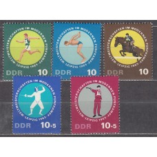Alemania Oriental Correo 1965 Yvert 833/7 * Mh Deportes