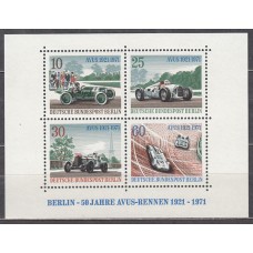 Berlin Yvert Hojas 3 ** Mnh Deportes automovilismo