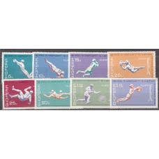 Albania Correo 1973 Yvert 1463/70 ** Mnh Deportes Copa del mundo de Fútbol