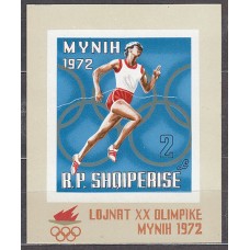 Albania Hojas 1970 Yvert 18 ** Mnh  Olimpiadas de Munich