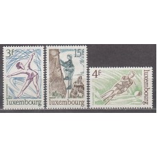 Luxemburgo - Correo 1975 Yvert 861/3 * Mh  Deportes