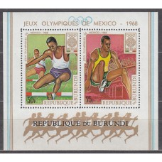 Burundi - Hojas Yvert 26 ** Mnh Olimpiadas de Mexico