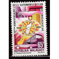 Madagascar - Correo 1969 Yvert 463 * Mh  Automóvil