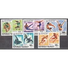 Madagascar - Correo 1976 Yvert 578/9+A.162/4 * Mh  Olimpiadas de Montreal