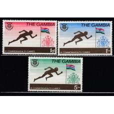 Gambia - Correo 1970 Yvert 237/9 * Mh Deportes