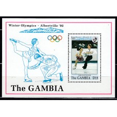 Gambia - Hojas Yvert 164 ** Mnh  Olimpiadas Albertville