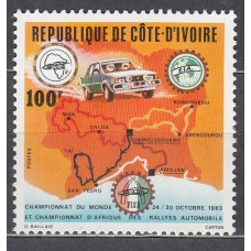 Costa de Marfil - Correo Yvert 675 * Mnh Automovilismo
