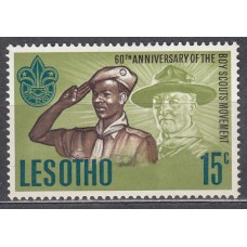 Lesotho - Correo Yvert 146 * Mh Boy Scouts
