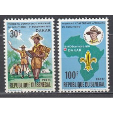Senegal - Correo Yvert 339/40 * Mh Boy Scouts