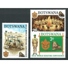 Botswana - Correo Yvert 203/5 * Mh   BoyScouts