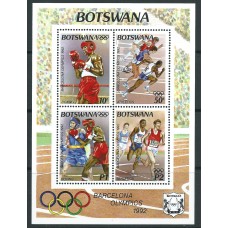 Botswana Hojas Yvert 25 ** Mnh Deportes - Olimpiadas Barcelona 92