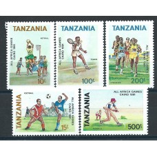 Tanzania - Correo Yvert 693/97 * Mh Deportes