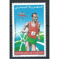 Djibouti Correo Yvert 693 * Mh Deportes - Olimpiadas Barcelona 92