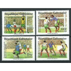 Gabon Correo Yvert 674/77 ** Mnh Deportes - Fútbol