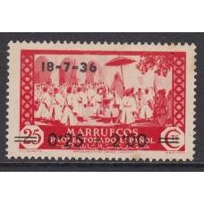 Marruecos Correo 1936 Edifil 161 (*) Mng