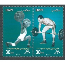 Egipto Correo 2002 Yvert 1724/25 ** Mnh Deportes -