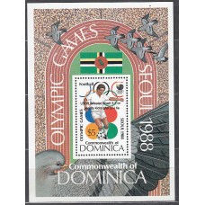 Dominica - Hojas Yvert 145 ** Mnh  Deportes fútbol