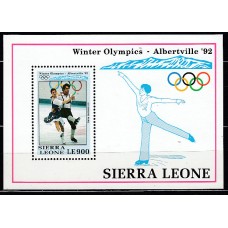 Sierra Leona - Hojas Yvert 193 ** Mnh Olimpiadas Albertville