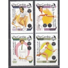 Gambia - Correo 1989 Yvert 861/4 ** Mnh  Deportes tenis