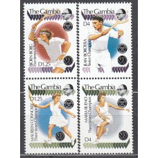 Gambia - Correo 1990 Yvert 909/22 ** Mnh  Deportes tenis