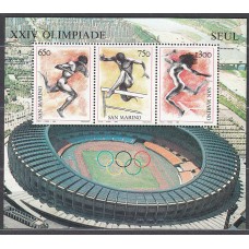 San Marino - Hojas Yvert 14 ** Mnh  Olimpiadas Seul