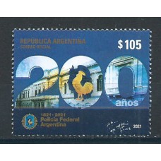 Argentina Correo 2021 Yvert 3247 ** Mnh Bicentenario de la Policia Federal