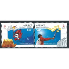 Macao Correo Yvert 1399/1400 ** Mnh Juegos Olimpicos de Pekin - Deportes