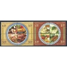 Macao Correo Yvert 1405/12 ** Mnh Gastronomia Local de Macao y Singapur