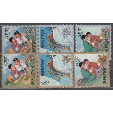 Bhutan - Correo Yvert 110/5 * Mhj Scoutismo