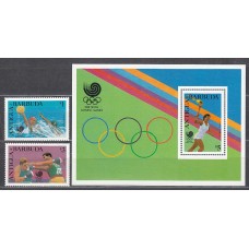 Antigua Correo Yvert 1092/5+H.146 ** Mnh   Olimpiadas de Seul